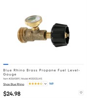 Blue Rhino Brass Propane Fuel Level-Gauge