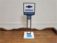 Chevrolet advertising display stand