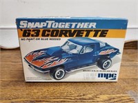 1963 Corvette model kit
MPC 1:32 scale Snap