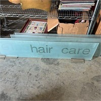 Hair Salon Glass Signs