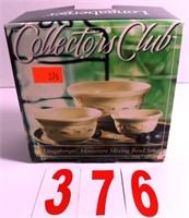 39144 Collectors Club Miniature Mixing Bowl Set