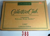 1997 Collectors Club Welcome Home Basket