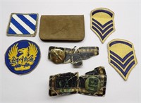 1942 Memo Book, Military Patches