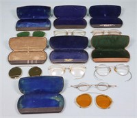 8pr. Vintage Eyeglasses & Sunglasses