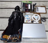 DVD Player, 31" Darth Vader, Wii Components