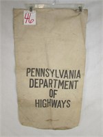 PA Department of Highways Cloth Bag