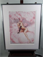 Olivia Framed Showgirls Poster