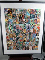 Gen 13 1996 Card Set Uncut Sheet Framed