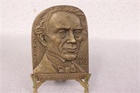 A Bronze Plaque Of Samuel Morse