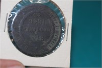 Haiti 1846 Six Centimes Coin