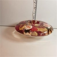 Resin clear candle holder