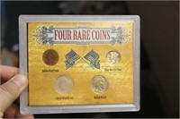Four Rare Coins Set