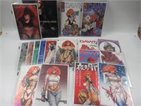 Dawn Comic Lot w/Autos/Variants + Art Book