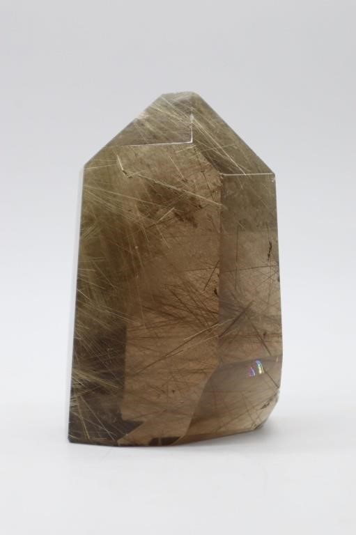 Large Natural Rutilated Quartz Crystal