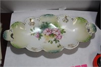 A German R.S. Prussia Two Handle Bowl