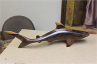 Exotic Wood Carved Shark