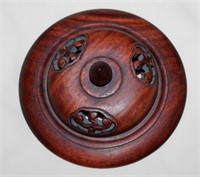 Antique Chinese Wooden Lid