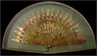 Framed Antique Fan