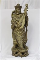 A Gold Gilted Wooden Figure