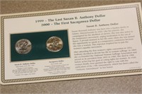 1999 - 2000 Susan B. Anthony and Sacagawea Dollars