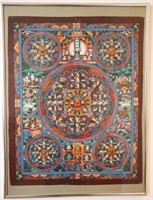 Buddah Mandala Thangka Painting