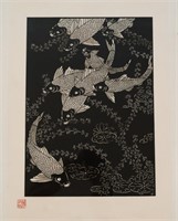 Japanese Koi Fish Print