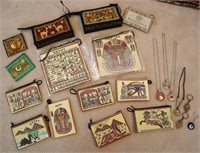 Collection of Egyptian Clutches & Costume Jewelry