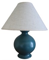 Blue Table Top Lamp - Works