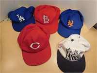 Lot de 5 casquettes de baseball