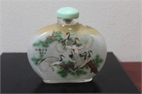 A Large Vintage Chinese Snuff Bottle