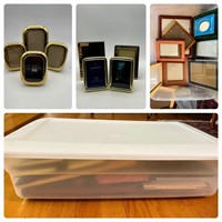 Tub of Misc. Sized Picture Frames