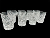 12pc Waterford Crystal like Tumblers