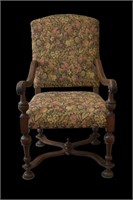 Vintage Upholstered Arm Chair