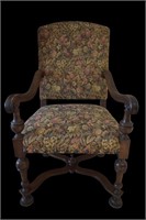 Vintage Upholstered Arm Chair