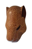 Handcrafted Carved African Animal Mask