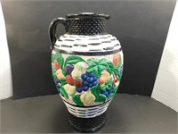 Vase vintage peint a la main