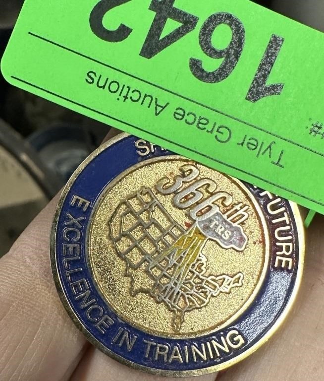 366TH EXCELLENCE IN TRAINING CHALLENGE COIN