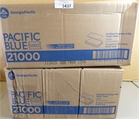 2 Cases Pacific Blue 21000 Multifold Paper Towels