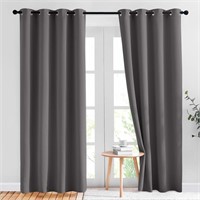 NICETOWN Blackout Gray Curtains & Drapes
