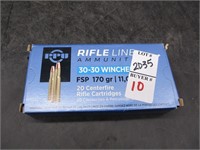 Rifleline 30-30 Winchester Ammo