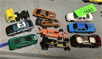 LOT OF 10 MIXED VINTAGE HOT WHEELS OR SIM CARS