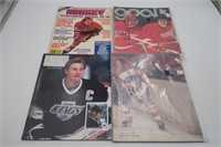 LOT OF 4 VINTAGE HOCKEY MAGAZINES