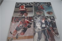 LOT OF 4 1970'S GOAL MAGAZINES