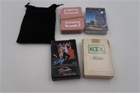 LOT OF 5 VINTAGE PLAYING CARD PACKS