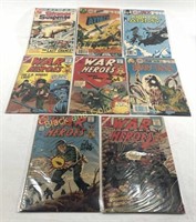 (8) VTG Charlton Comics: War Heroes