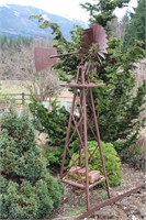 Wind Mill Garden Art 87" T 44" W
