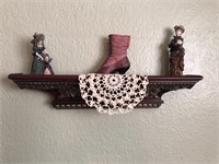 Victorian Style Decor With Shelf And Doily