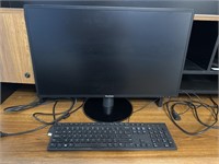 27 Inch Viewsonic Monitor And Keyboard