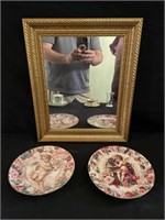 Decorative Mirror / Decorative Angel Plates