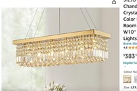 Crystal Chandelier Gold Rectangle Crystal Ceiling